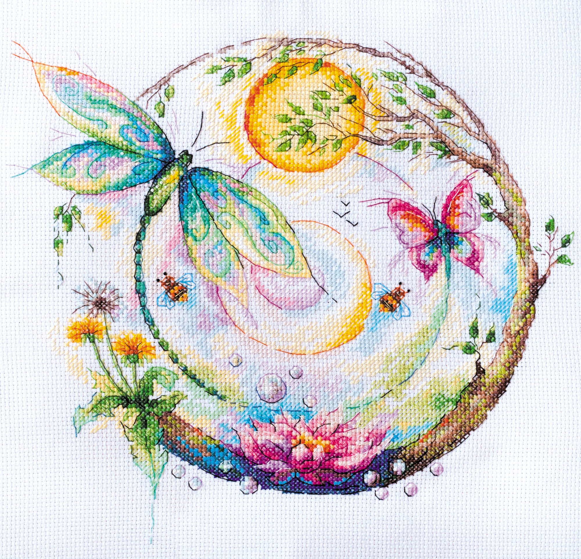 The Golden Bead Embroidery Kit, code AB-741 Abris Art
