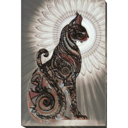 Bead Embroidery Kit on Art Canvas 