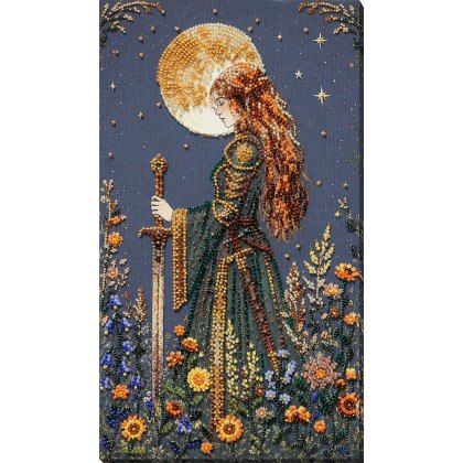 Bead Embroidery Kit on Art Canvas 